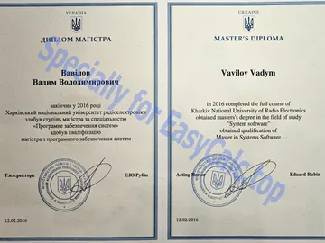 Master's Degree, System Software