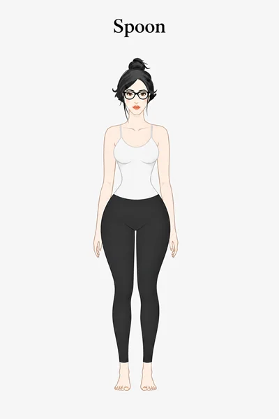 Spoon body shape illustration